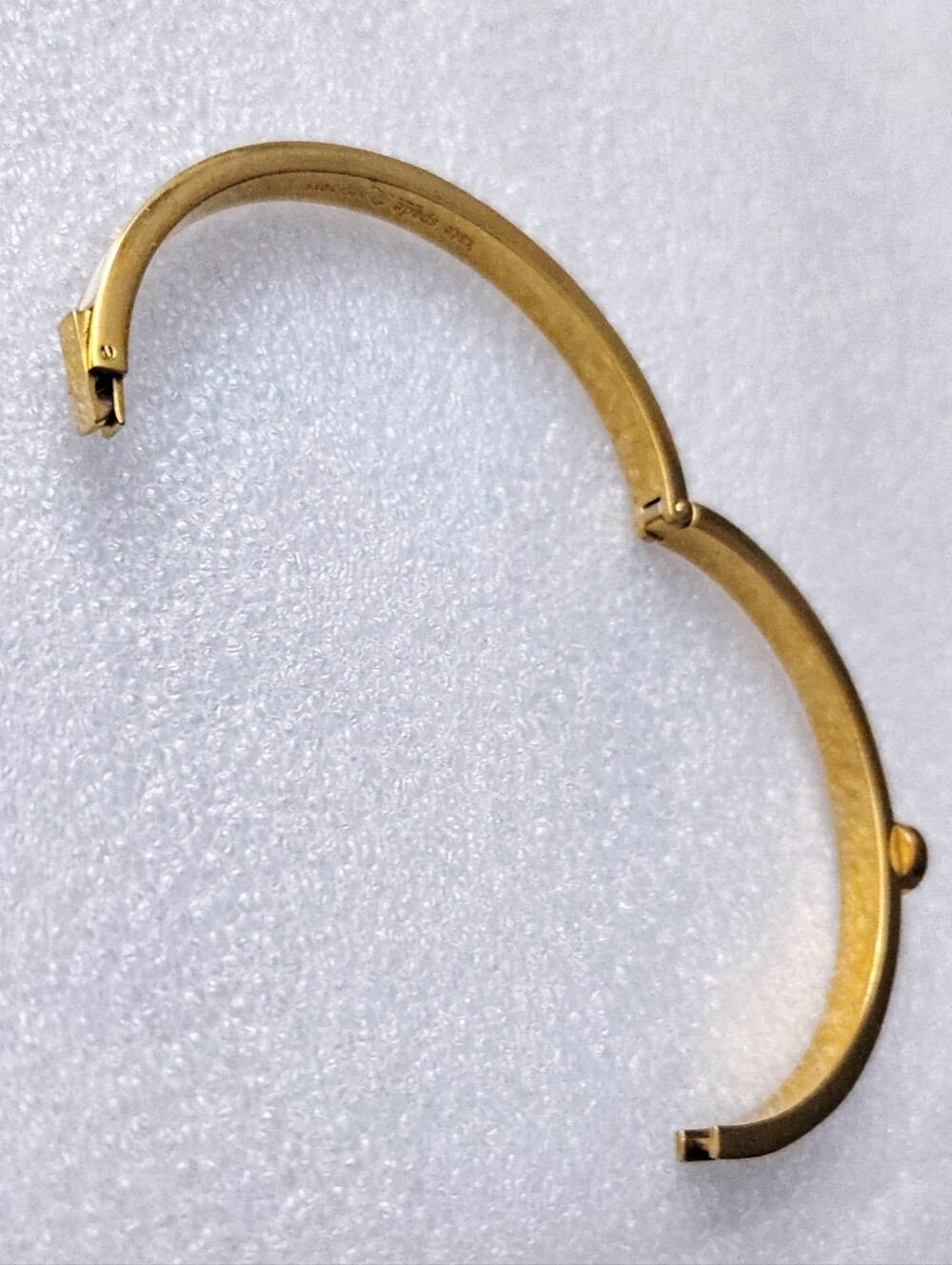 Kate Spade White Enamel Bangle Bracelet - Picture 3 of 9